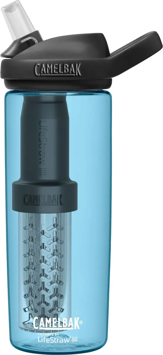 CamelBak Eddy+ LifeStraw Drinkfles 600ml - Blauw