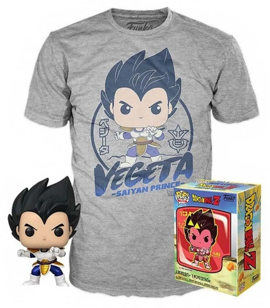 Funko Pop! & Tee Box Dragon Ball Z Vegeta - Size XL