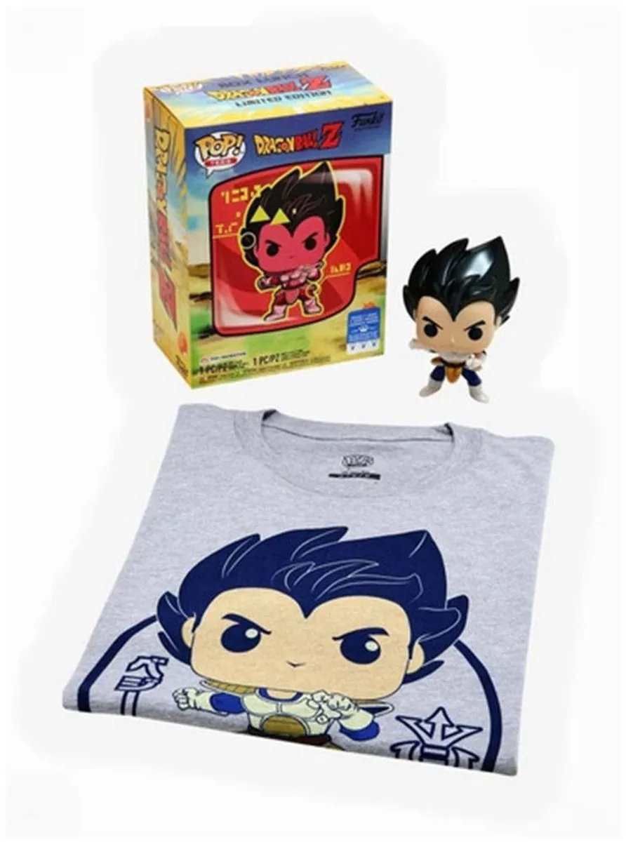 Funko Pop! & Tee Box Dragon Ball Z Vegeta - Size XL