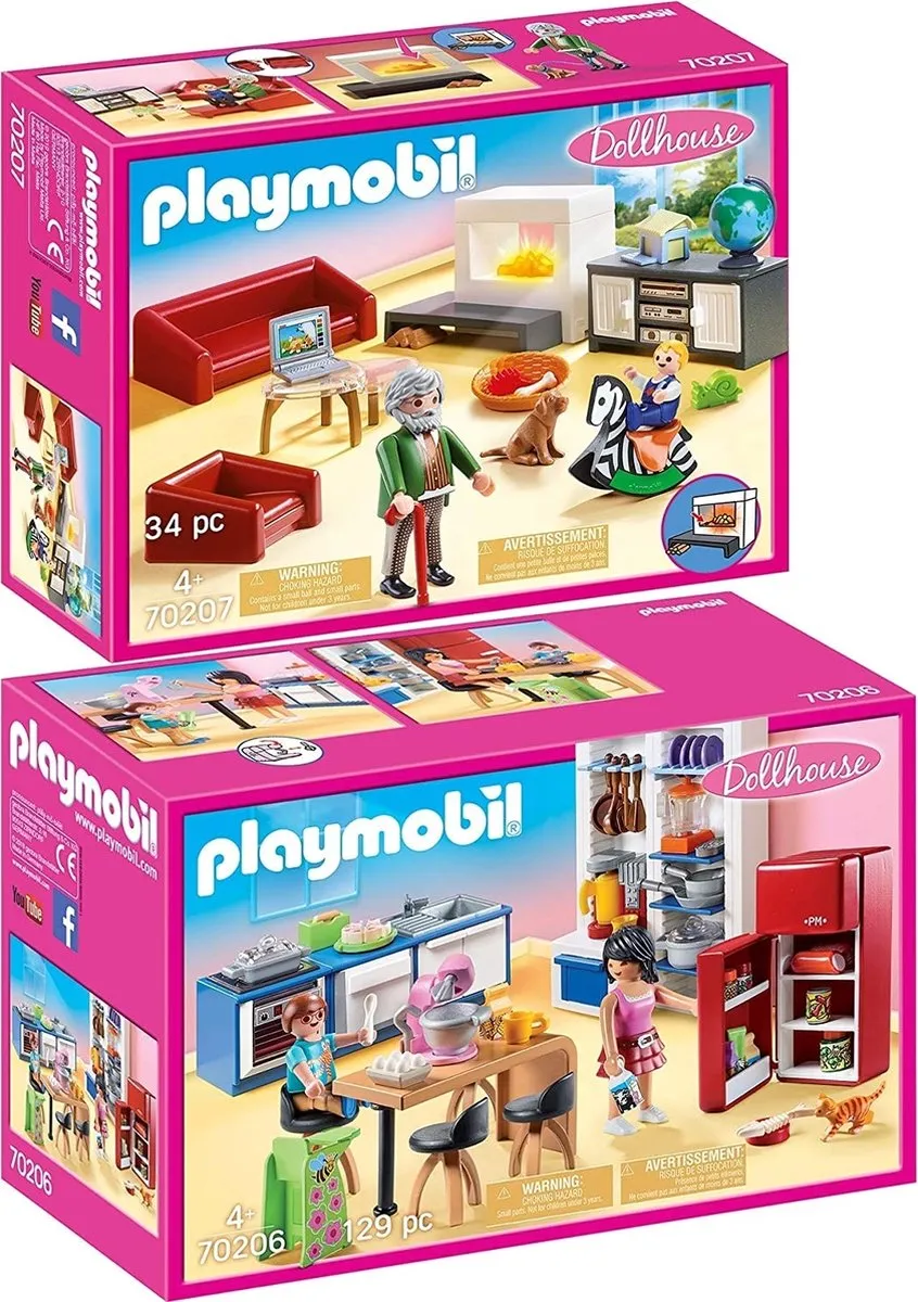 Playmobil Dollhouse Set 70206/70207