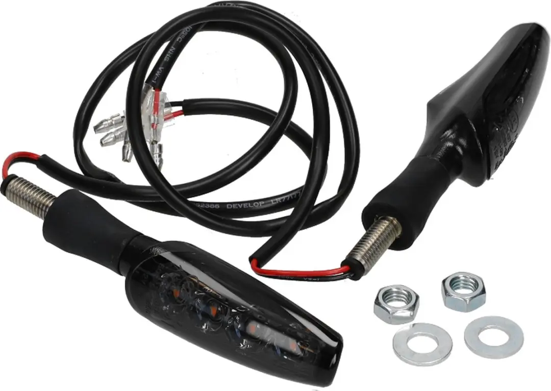 Knipperlichten Koso Z3 Led smoke zwart