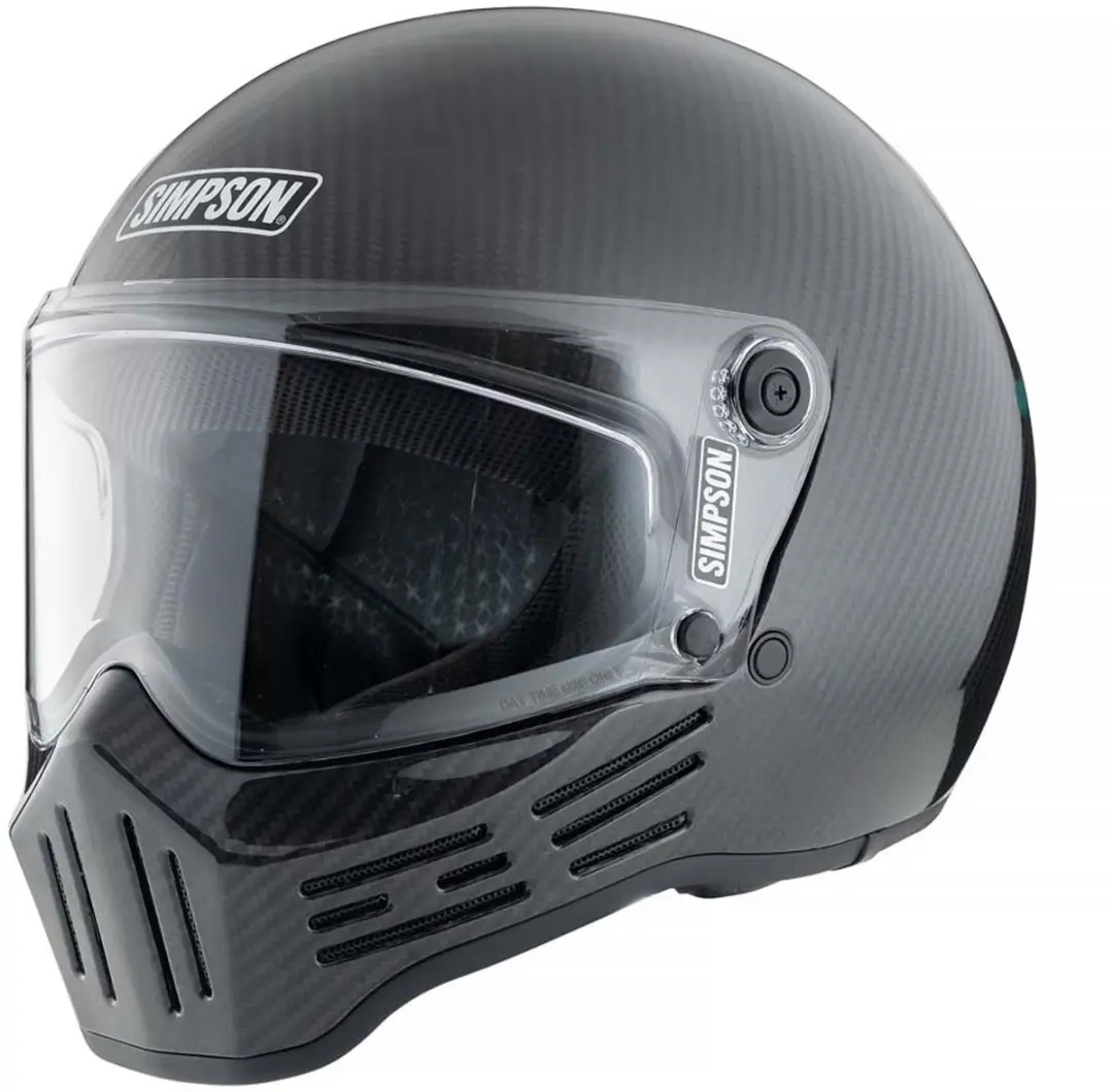 Simpson M30 Carbon Motorhelm -