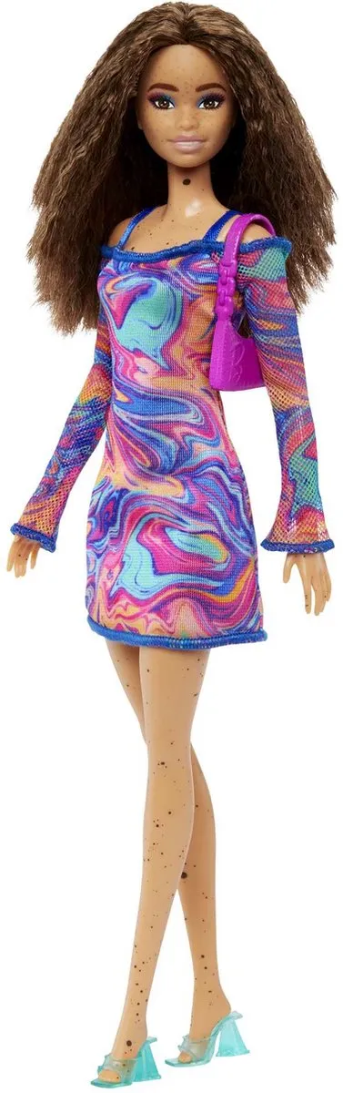 Barbie Fashionistas Hippie Jurk HJT03-6826-9796 - Multicolor
