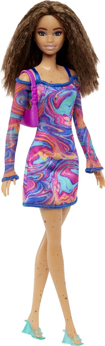 Barbie Fashionistas Hippie Jurk HJT03-6826-9796 - Multicolor