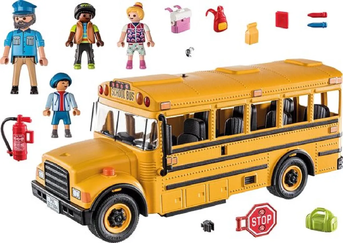 Playmobil City Life Amerikaanse Schoolbus 71094 - Multicolor