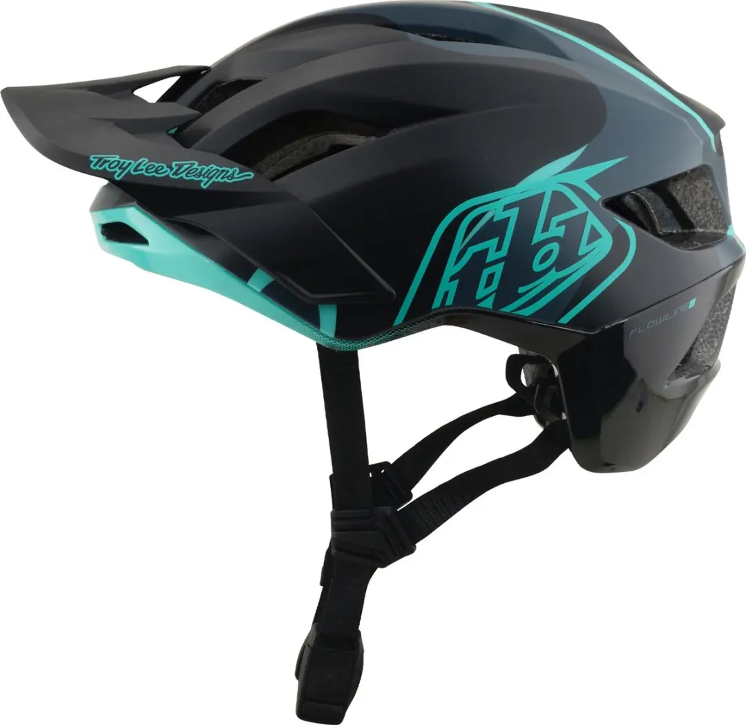 Troy Lee Designs Mips Flowline SE Fietshelm - XS/S - Donkerblauw/Turquoise - afbeelding 6 van 6
