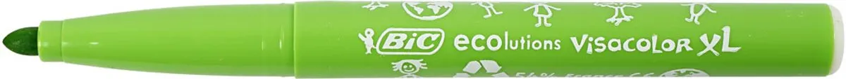 Bic Kids Visa Color Viltstiften - 12 Stuks Multicolor