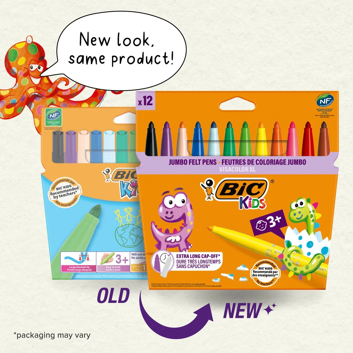 Bic Kids Visa Color Viltstiften - 12 Stuks Multicolor