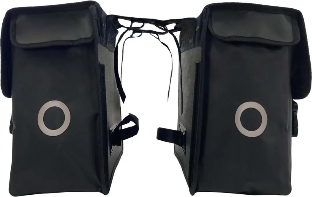 Willex Dubbele Fietstas ECO 30L - Zwart - afbeelding 3 van 6