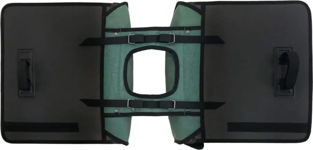 Willex Dubbele Fietstas Canvas 40L - Groen - afbeelding 6 van 6