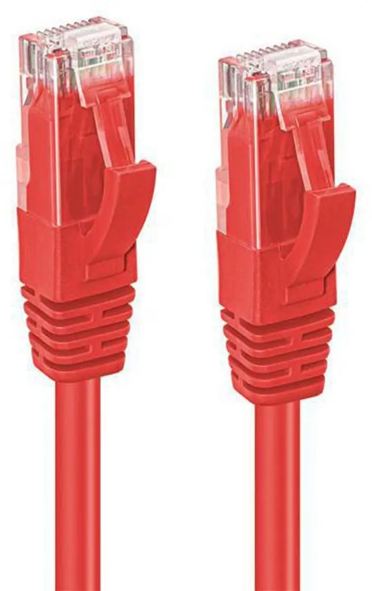 ACT IB5502 Rode U/UTP CAT5E Patchkabel 2m - afbeelding 3 van 4