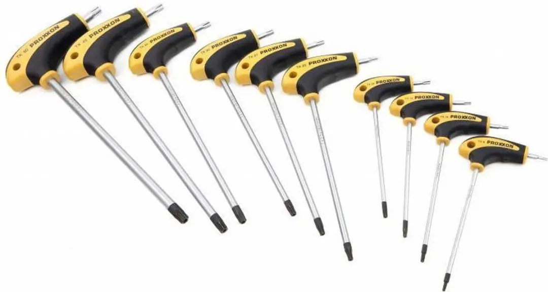 Proxxon Torx L-Grip Sleutel 45x215mm - T4/T6/T40 - afbeelding 3 van 3