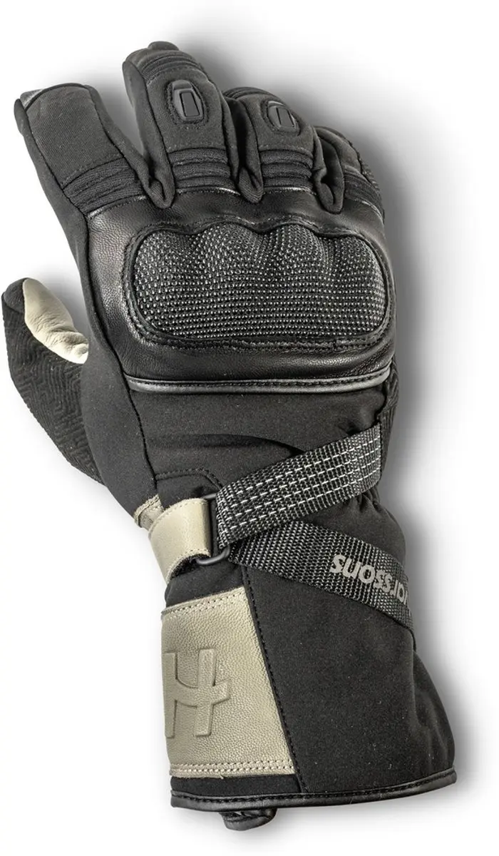 Halvarssons Motorhandschoenen Glove Thiola Zwart/Grijs 710-24121009