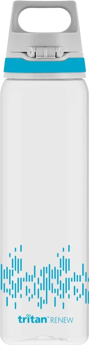 Sigg Total Clear One MyPlanet 0.75L Drinkfles - Blauw