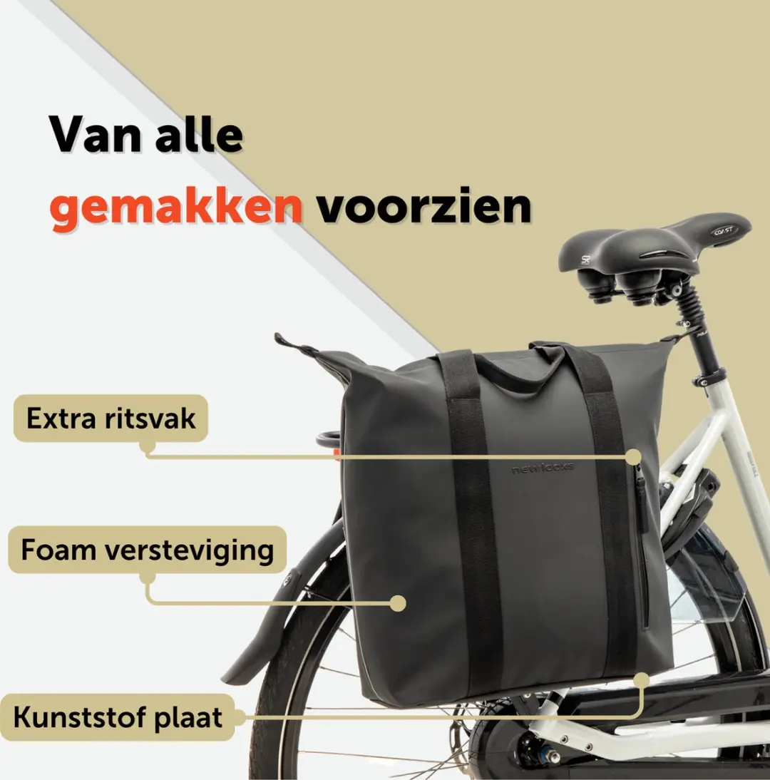 New Looxs Odense Kota Fietstas - 24L - Zwart