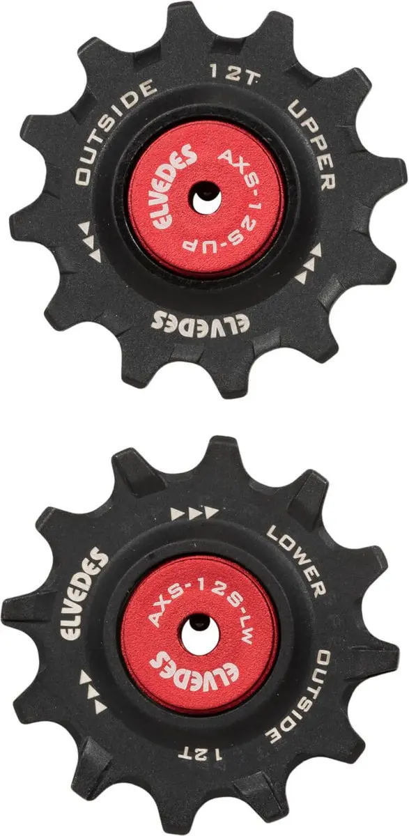 Elvedes Derailleurwieltjes 12T+12T Keramisch 2020097 - afbeelding 3 van 5