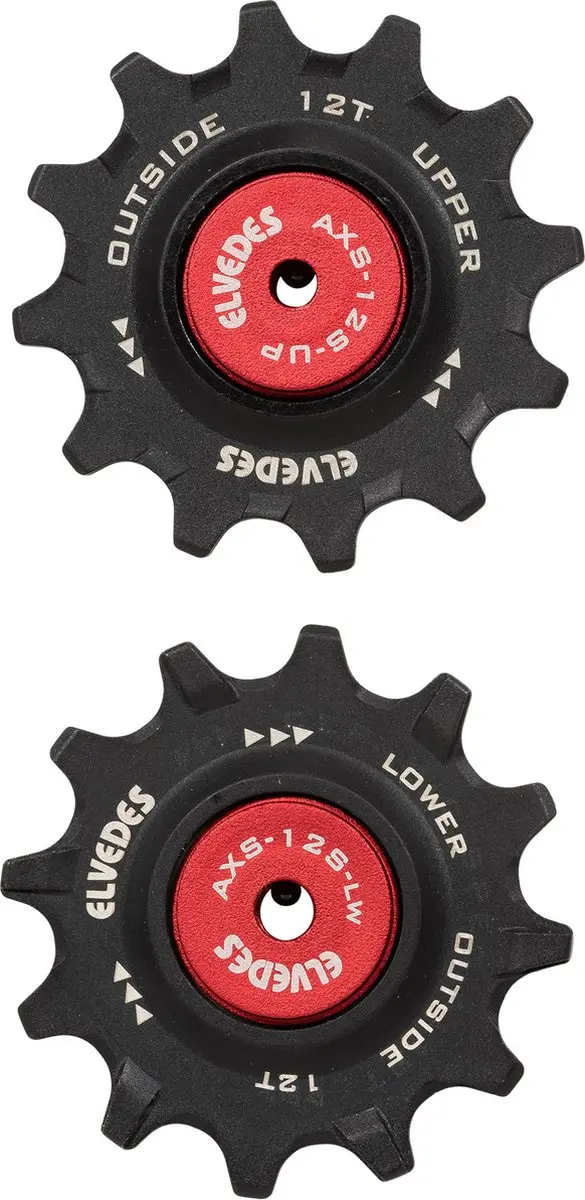 Elvedes Derailleurwieltjes 12T+12T Keramisch 2020097