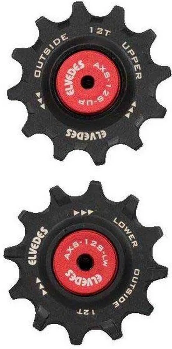 Elvedes Derailleurwieltjes 12T+12T Keramisch 2020097 - afbeelding 5 van 5