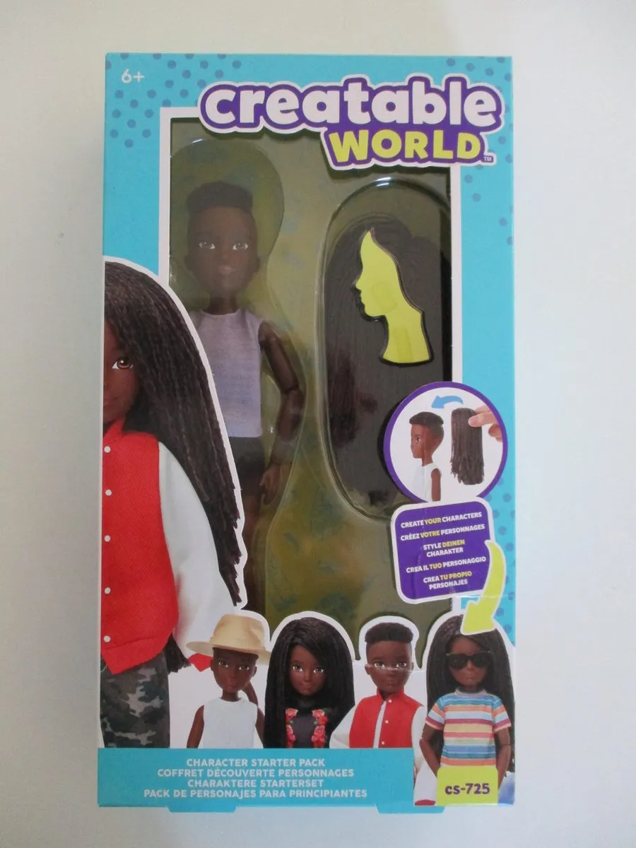 Mattel Creatable World GKV42 Starter Pack - Bruin/Zwart