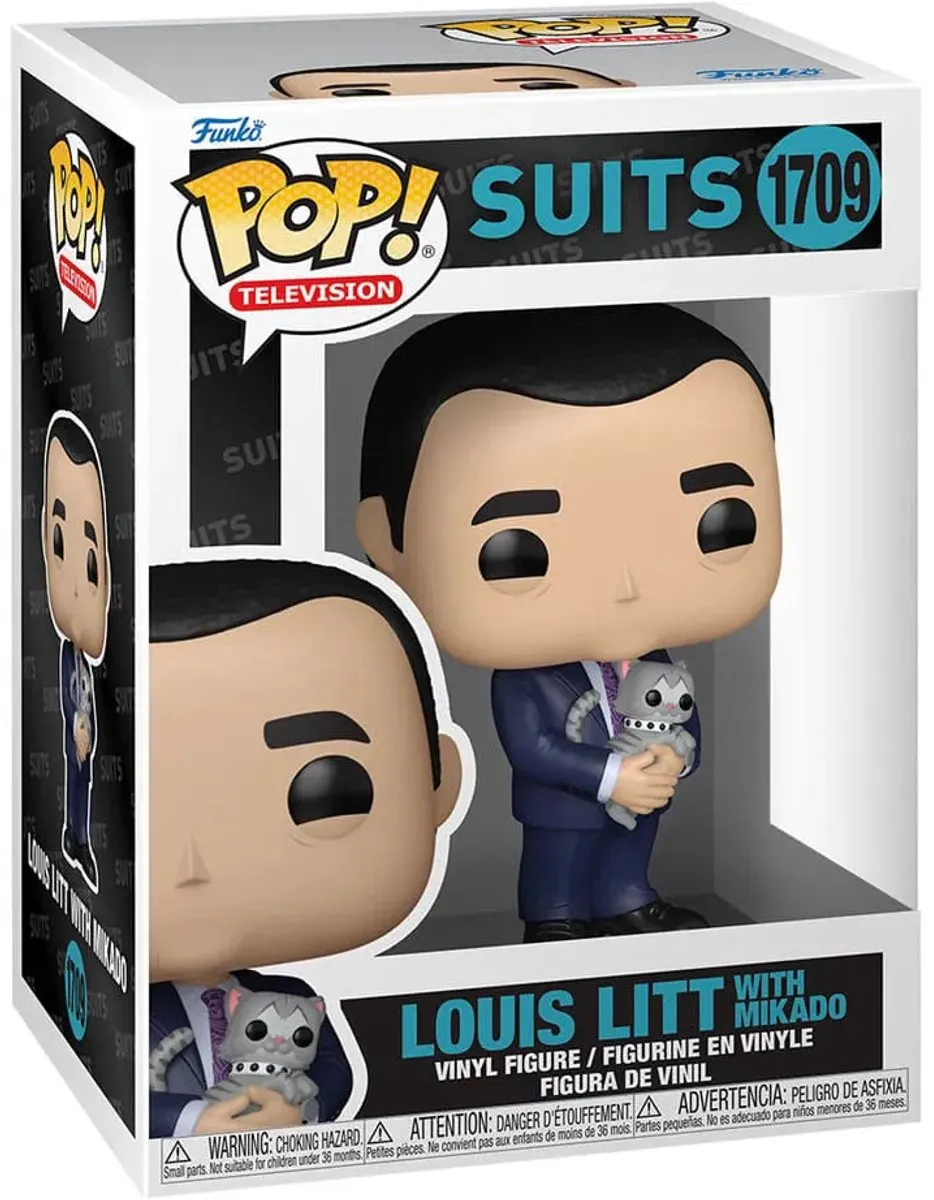 Funko Pop! Suits Louis Litt met Mikado - Multicolor