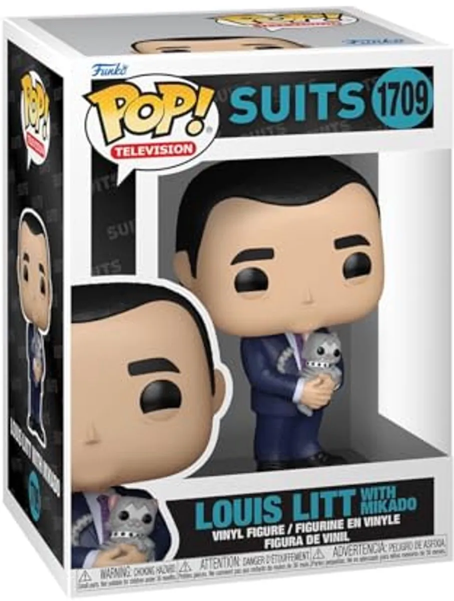 Funko Pop! Suits Louis Litt met Mikado - Multicolor