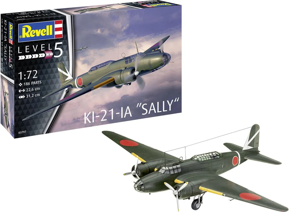 Revell 03797 Mitsubishi Ki-21-la Sally Modelbouwpakket 1:72