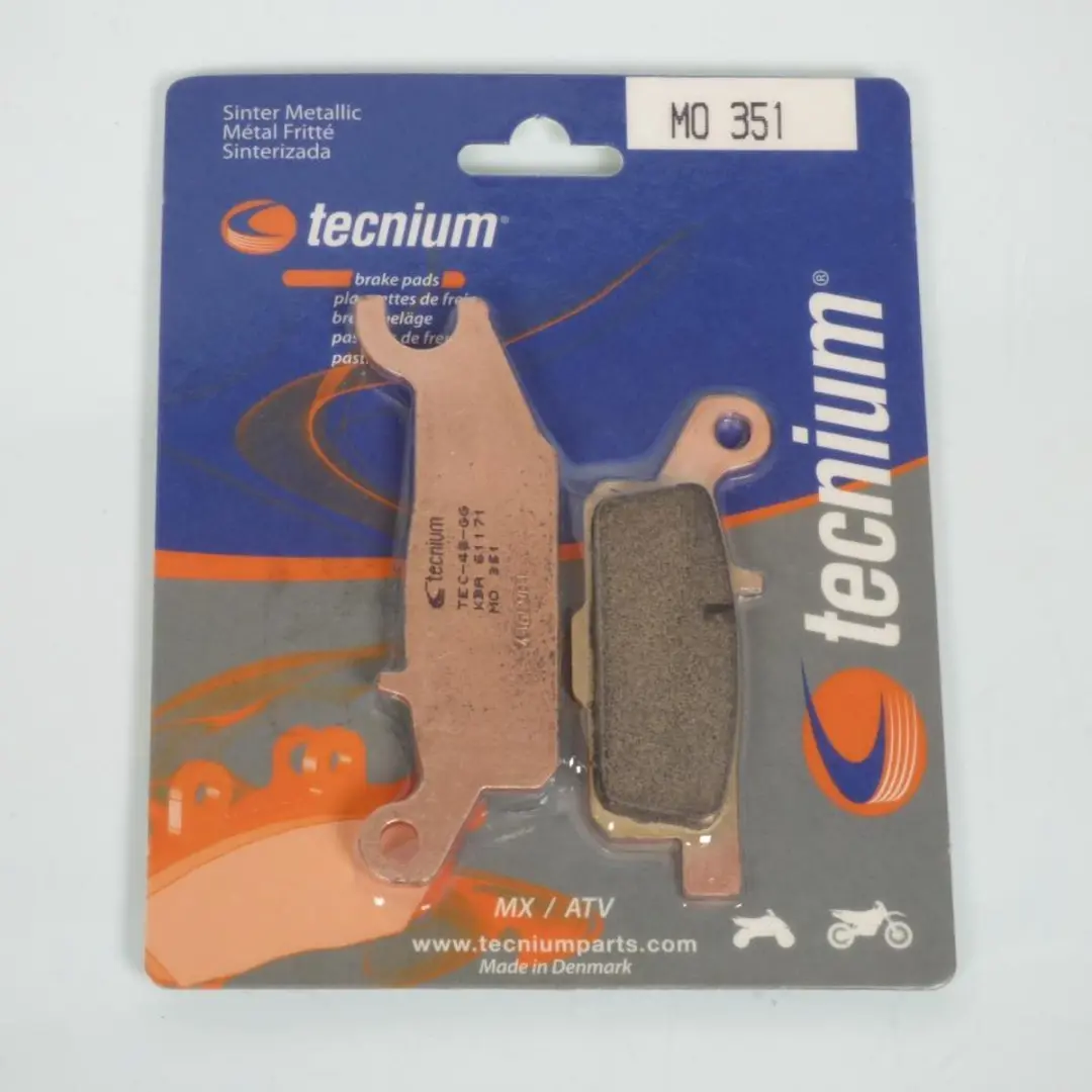 Plaquette de frein Tecnium pour Quad Yamaha 550 YFM Grizzly IRS 2011 à 2014 ARD