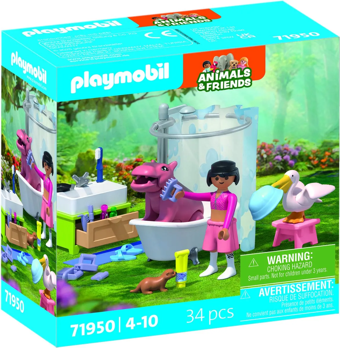 Playmobil Animals & Friends Dierenbadplezier 71950 - Multicolor - afbeelding 6 van 6