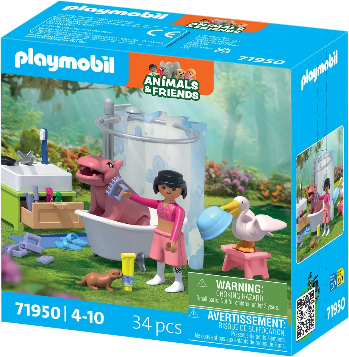 Playmobil Animals & Friends Dierenbadplezier 71950 - Multicolor