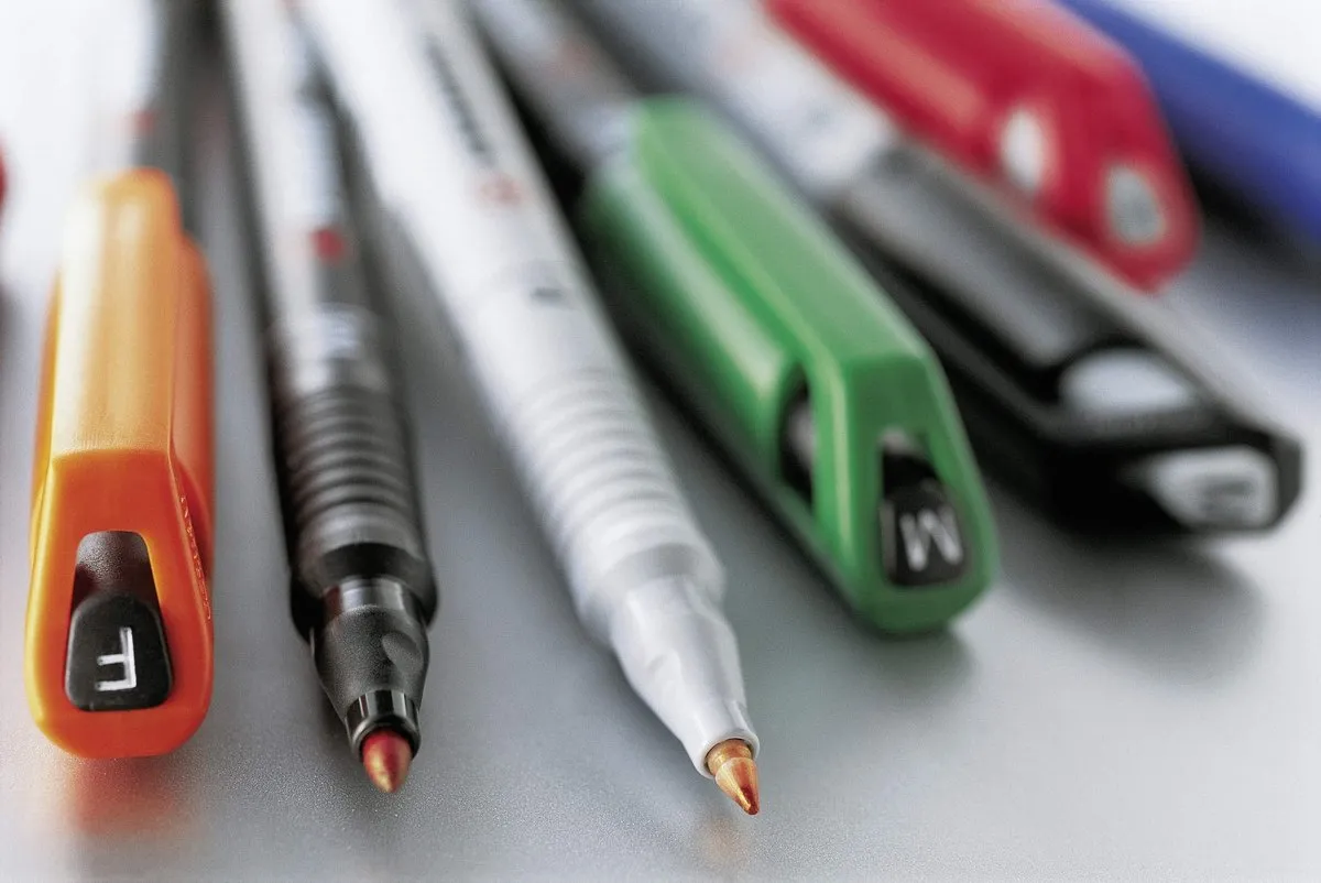 STABILO OHpen Permanent Viltstift 1mm Rood - 10 Stuks