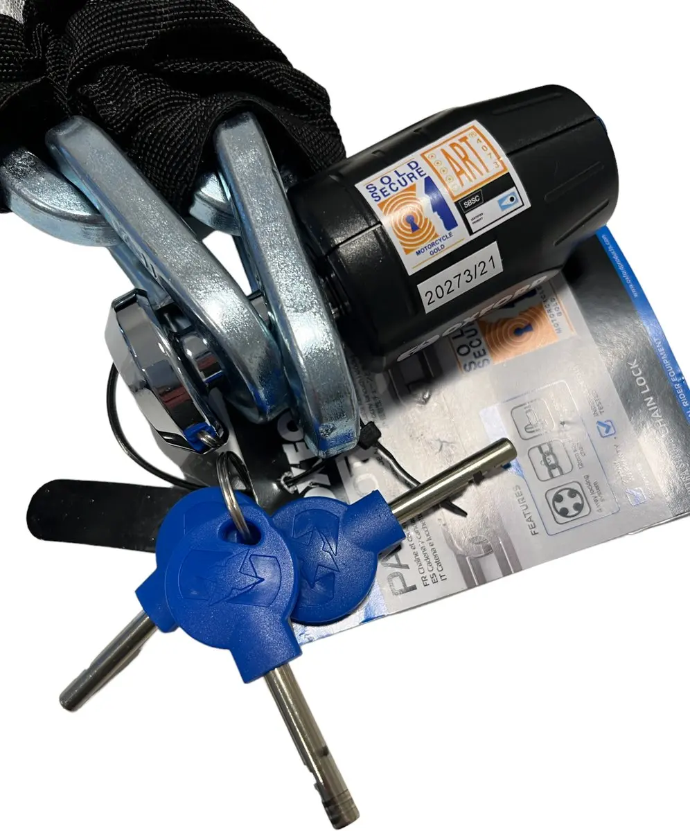 Oxford ART-4 Scooter/Motorslot - 120cm Ketting - Zwart