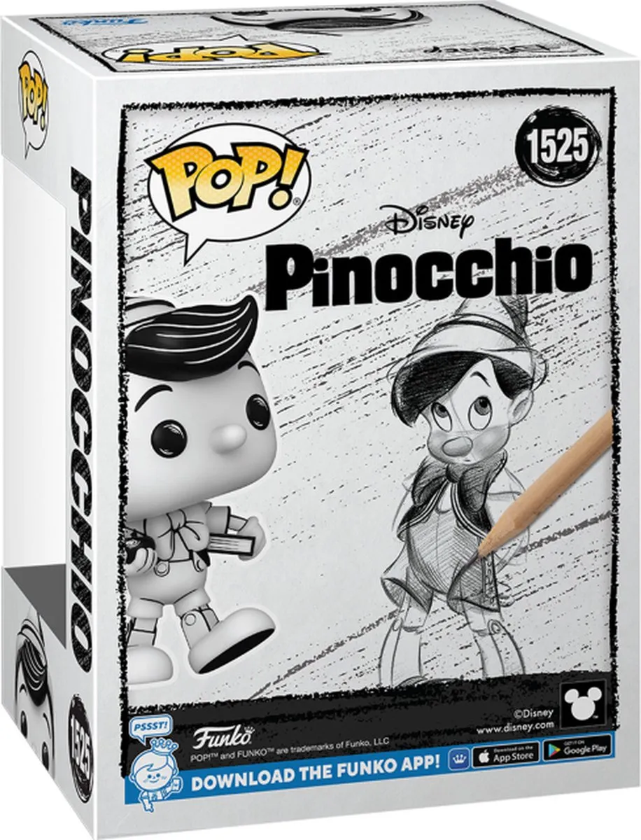 Funko Pinocchio Sketched Vinylfiguur - 889698809412