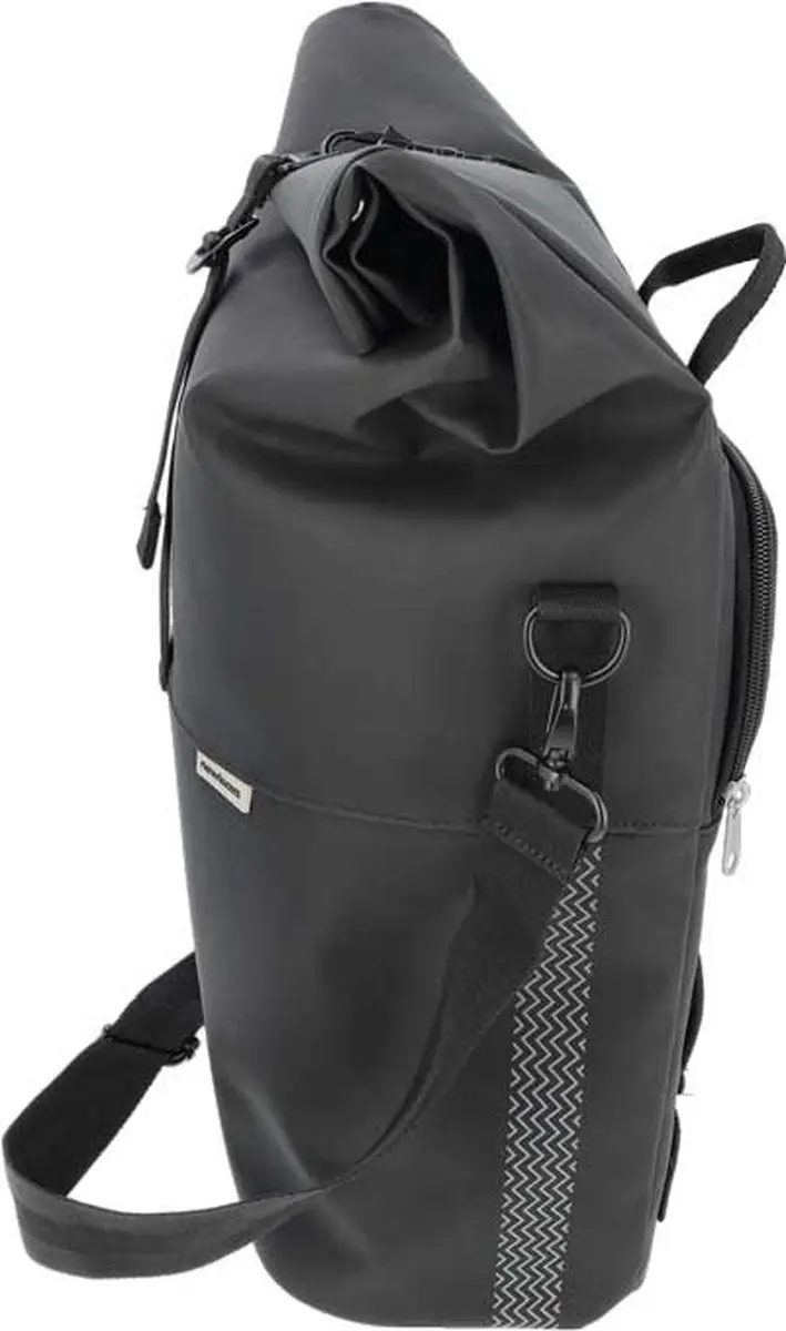New Looxs Nyborg Single Fietstas - 17L - 13 inch Laptopvak - Zwart - afbeelding 4 van 6