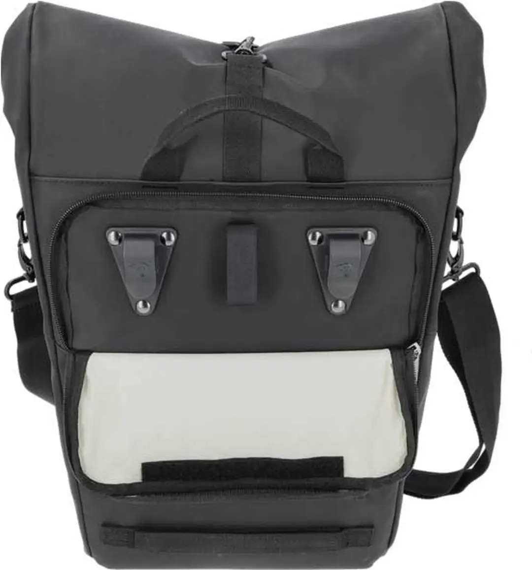 New Looxs Nyborg Single Fietstas - 17L - 13 inch Laptopvak - Zwart - afbeelding 2 van 6