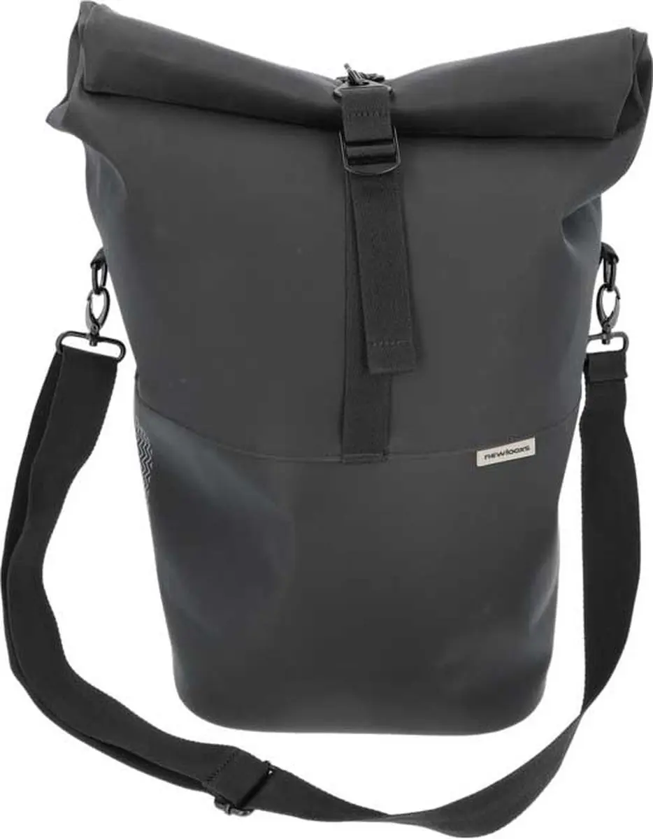 New Looxs Nyborg Single Fietstas - 17L - 13 inch Laptopvak - Zwart - afbeelding 5 van 6