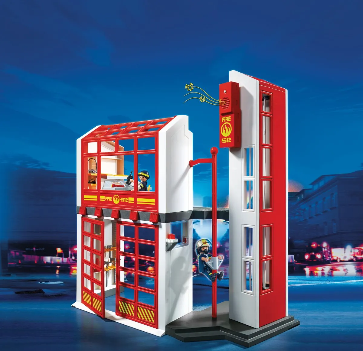 Playmobil Brandweerkazerne 5361 - Rood
