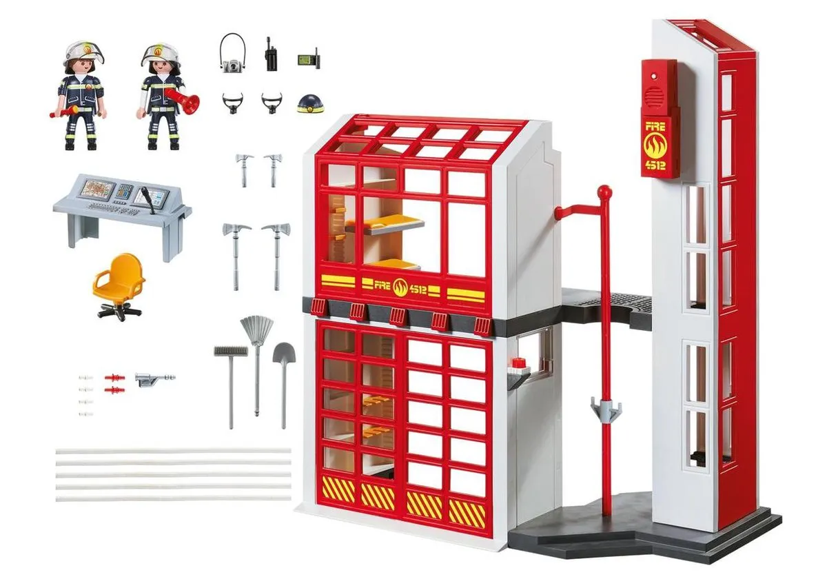 Playmobil Brandweerkazerne 5361 - Rood