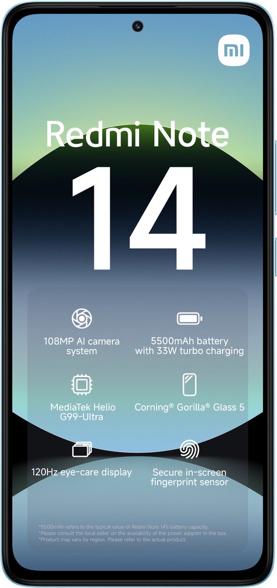 Xiaomi Redmi Note 14 - 6GB/128GB - Ocean Blauw