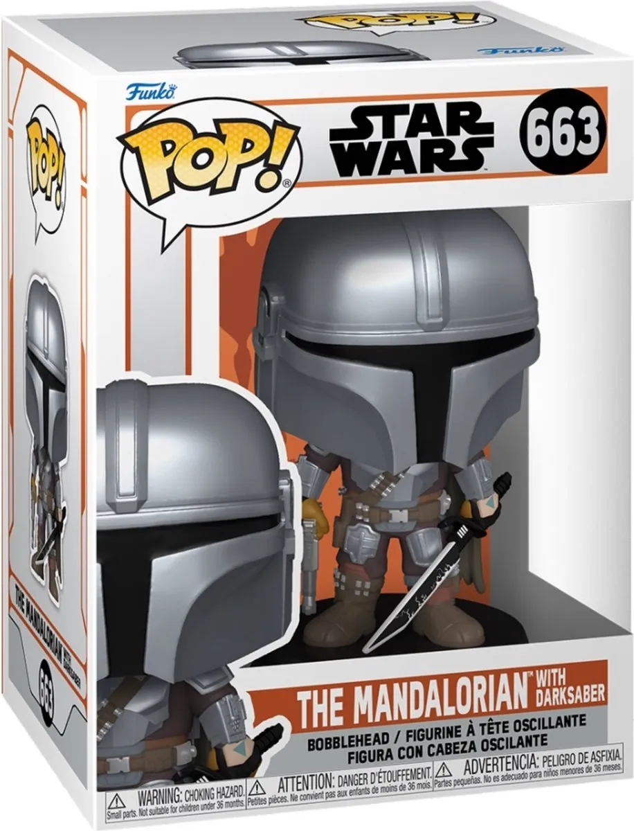 Funko Pop The Mandalorian Darksaber Star Wars #663