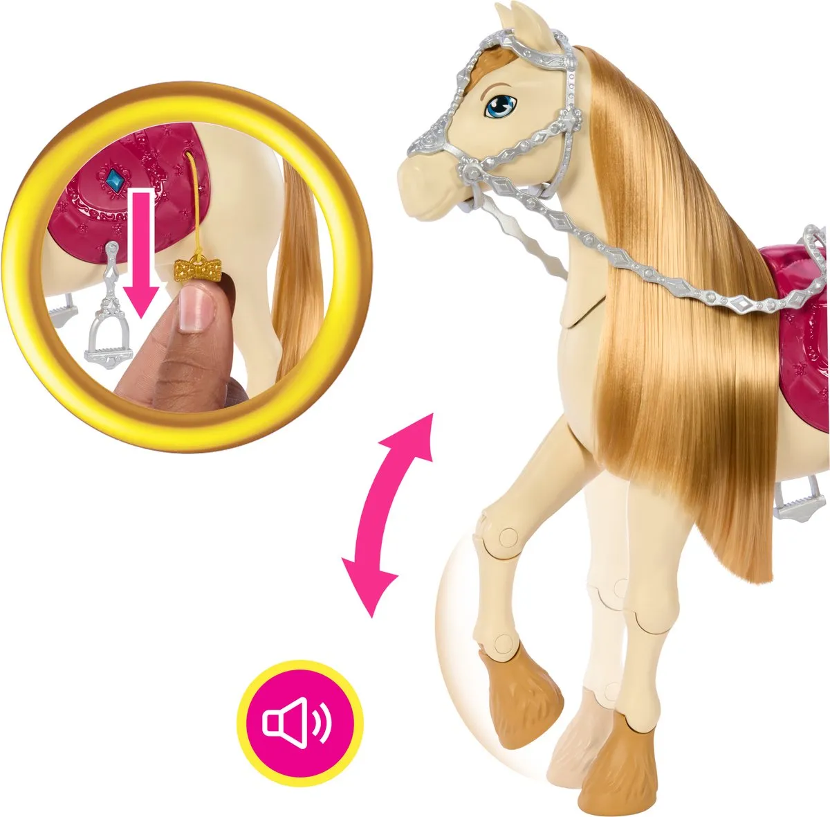 Barbie Mysteries The Great Horse Chase Dans- en Showpaard HXJ42 - Meerkleurig