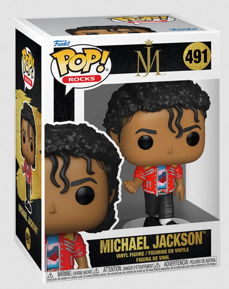 Funko Pop! Michael Jackson MJ Rocks Beat It Vinyl Figur 491 - Standard