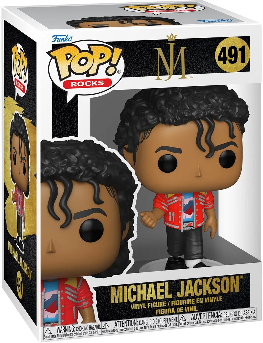 Funko Pop! Michael Jackson MJ Rocks Beat It Vinyl Figur 491 - Standard