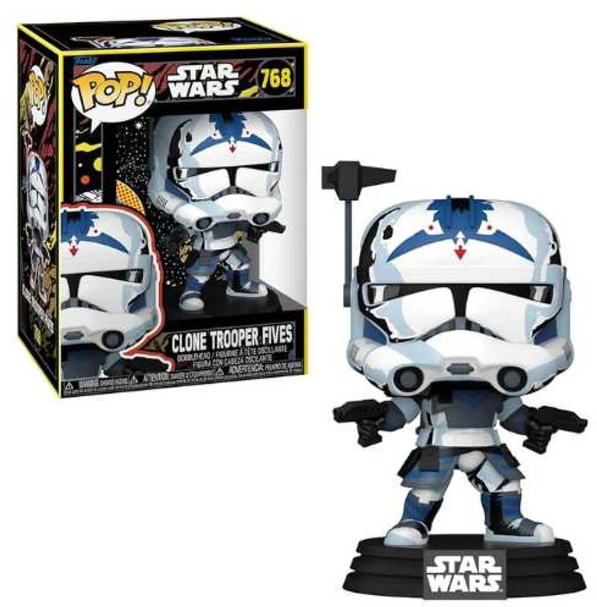 Funko Pop! Star Wars Clone Trooper Fives 768 - Retro Multicolor