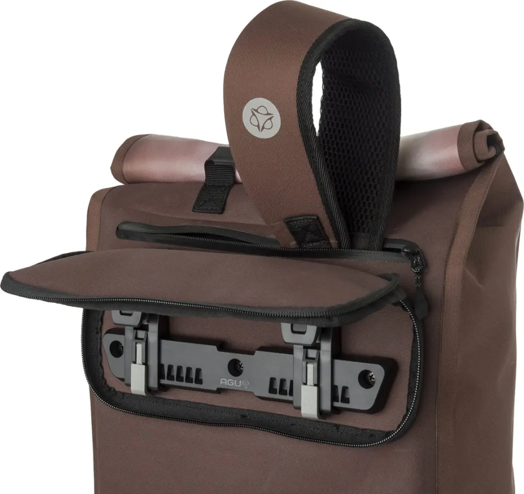 AGU Clean Fietstas/Rugzak 21L - Laptop 14" - Bruin