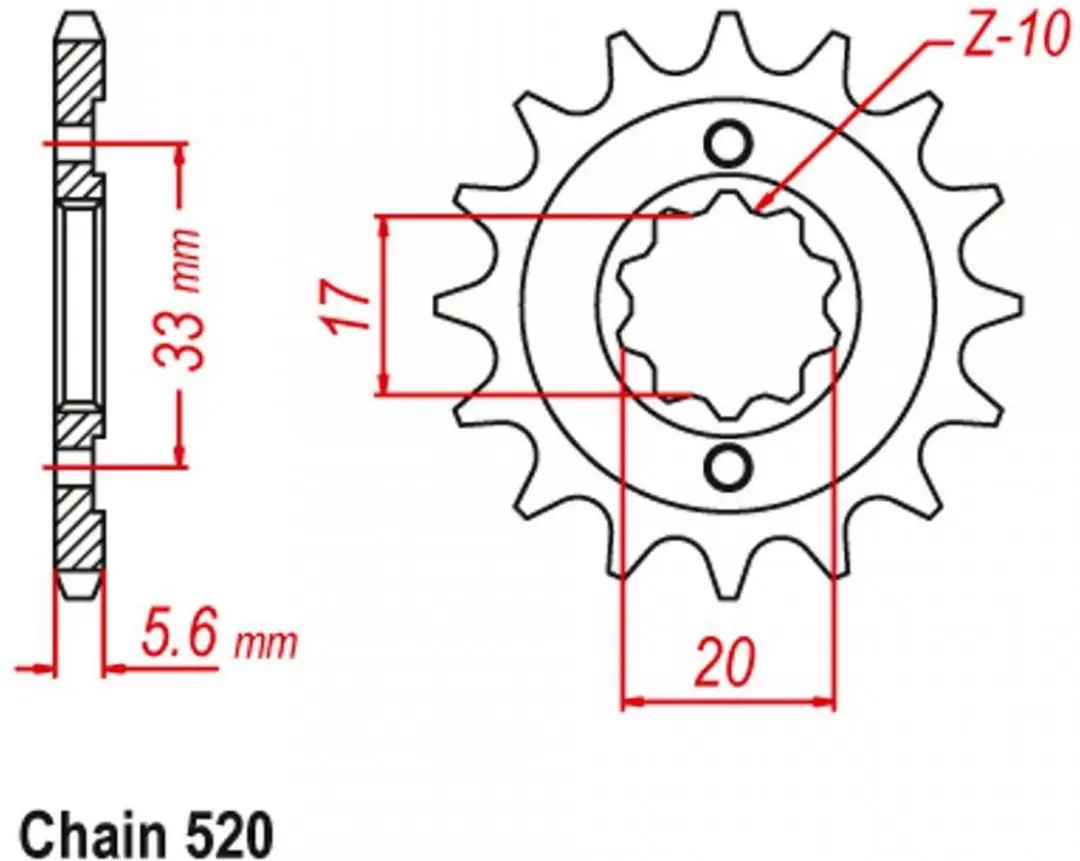 versnellingsbak tandwiel jt tandwielen voor motorfiets suzuki 250 rmz 2004 tot 2