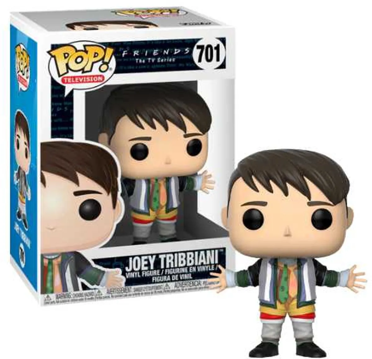 Funko POP! Friends Joey in Chandlers Kleren #31 - Multi - afbeelding 4 van 4