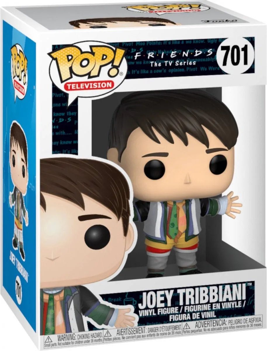 Funko POP! Friends Joey in Chandlers Kleren #31 - Multi - afbeelding 2 van 4