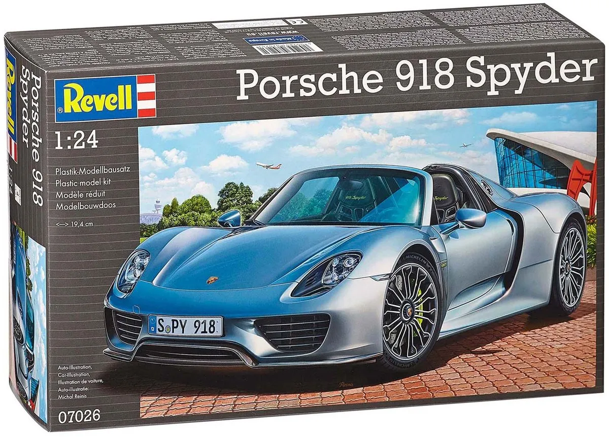 Revell Porsche 918 Spyder Modelbouwpakket 1:24 - 129 Onderdelen - Multi