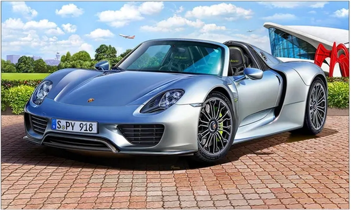 Revell Porsche 918 Spyder Modelbouwpakket 1:24 - 129 Onderdelen - Multi