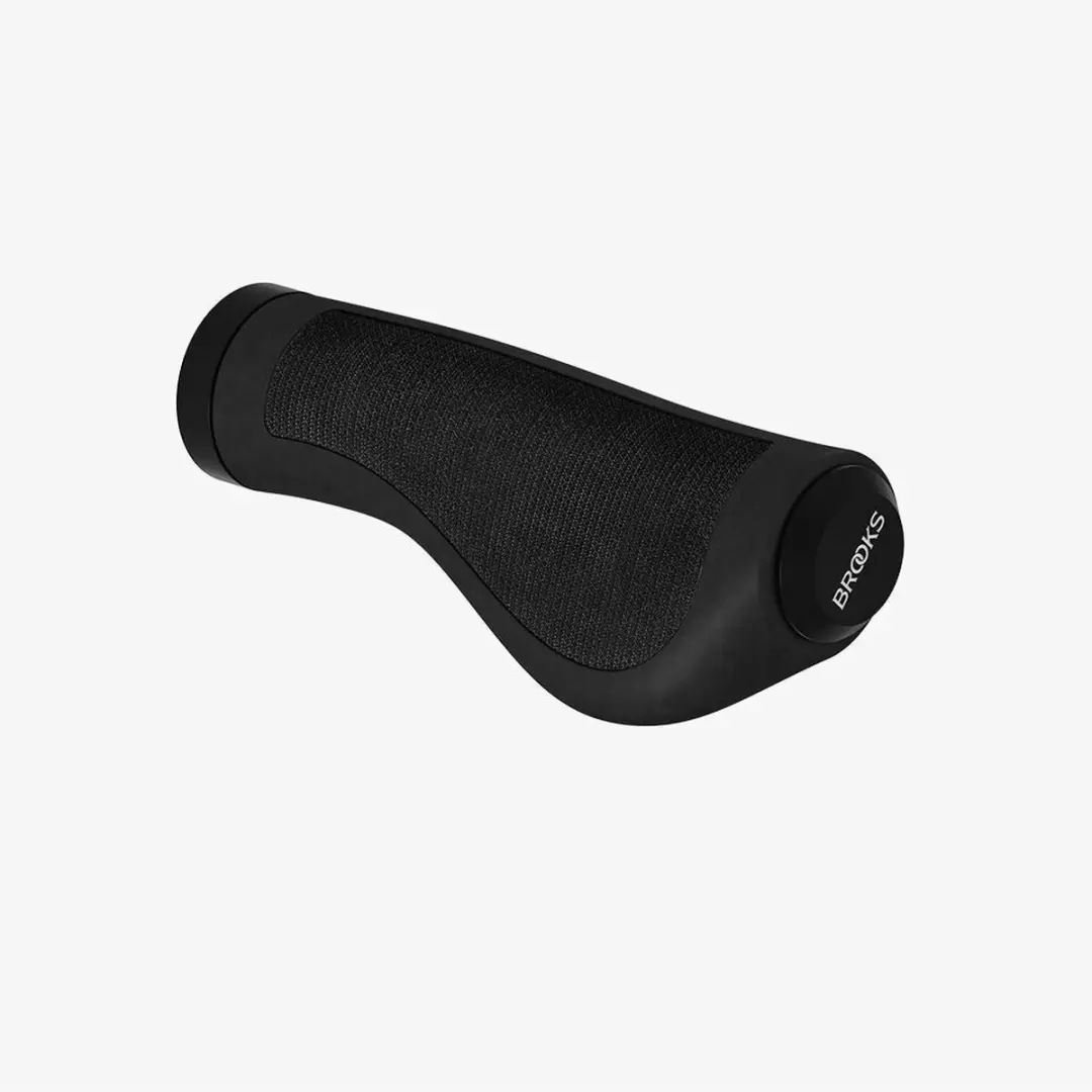 Brooks Ergonomic Handvatten 130mm - Zwart - afbeelding 3 van 5